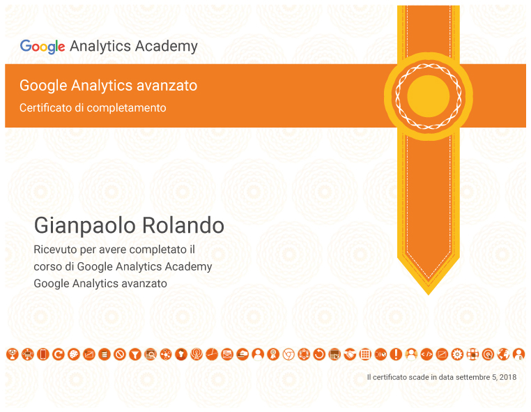 Gianpaolo Rolando Google Analytics Avanzato
