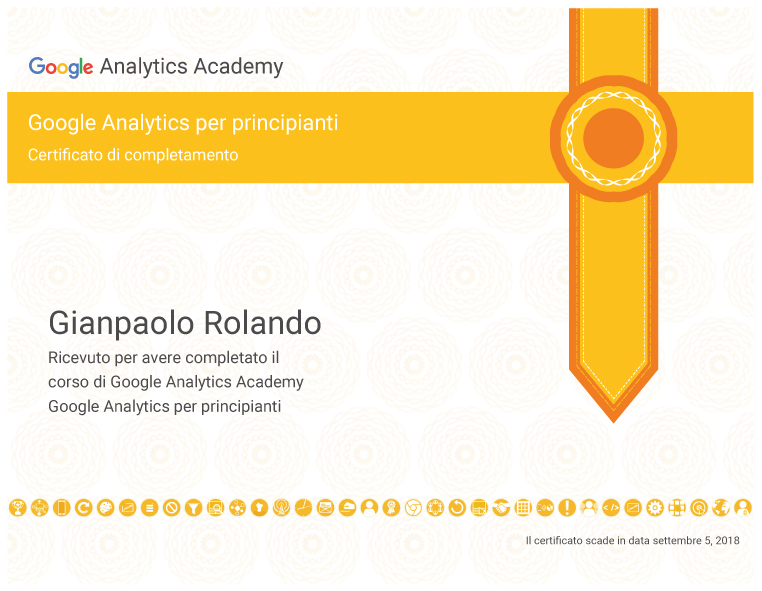 Gianpaolo Rolando Google Analytics per Principianti